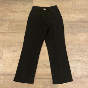 Samantha Sportswear Career Pants ~ Sz 10 ~ Black ~ High Rise ~ Pleated